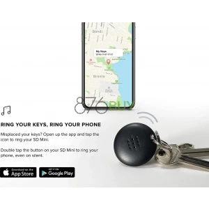 Safedome SD Mini Bluetooth Tracker, Smart Finder for Lost Keys, Wallets, Purses, and Bags.