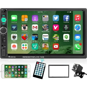 Mosufit 7" Double Din Car Stereo with Bluetooth