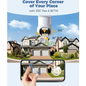 GAGEUR Solar 2K Security Camera Wireless Outdoor