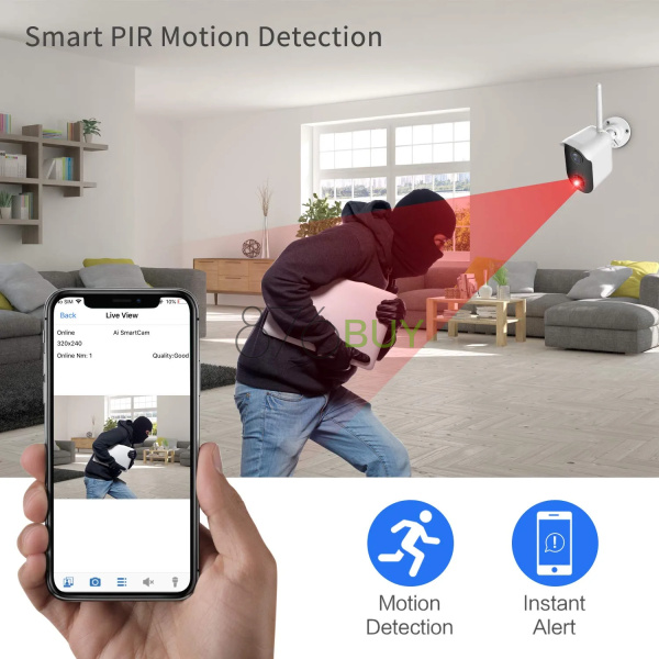 NexTrend 2 Camera Battery Operated Wireless Security System - Image 6