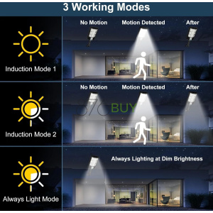 AITERMOND Solar Outdoor Lights, Dusk to Dawn Motion Sensor