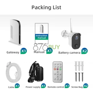 NexTrend 2 Camera Battery Operated Wireless Security System