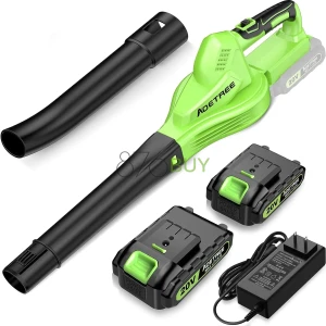 Cordless Leaf Blower - 20V with 2 Batteries & Charger