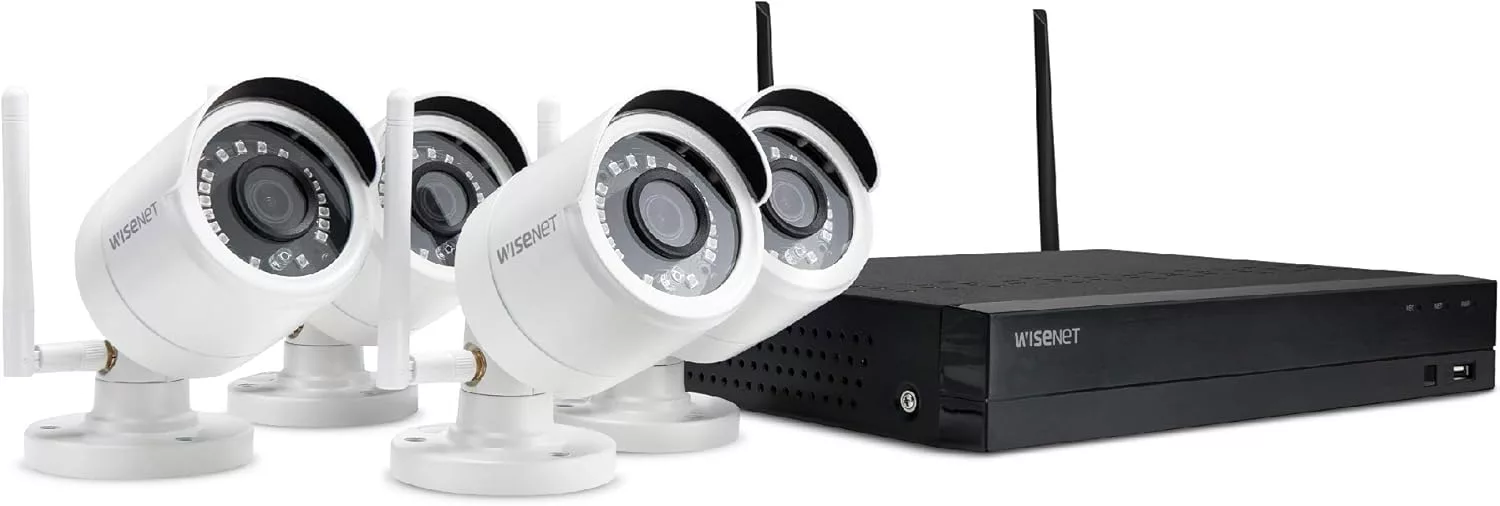 Samsung Wisenet 1TB HD with 4 Bullet Cameras