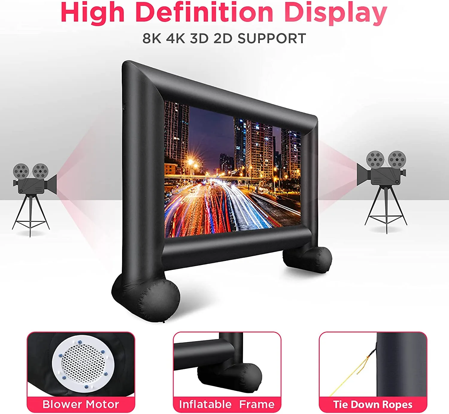 AUTSCA 14 Feet Inflatable Outdoor Movie Screen - Image 3