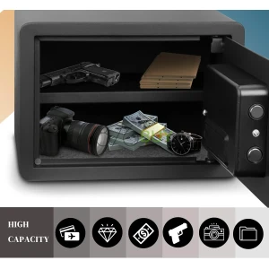 WINCENT Home Security Safe with Alarm