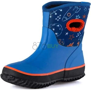 K KomForme Neoprene Kids Unisex Size 11 Rain Boots