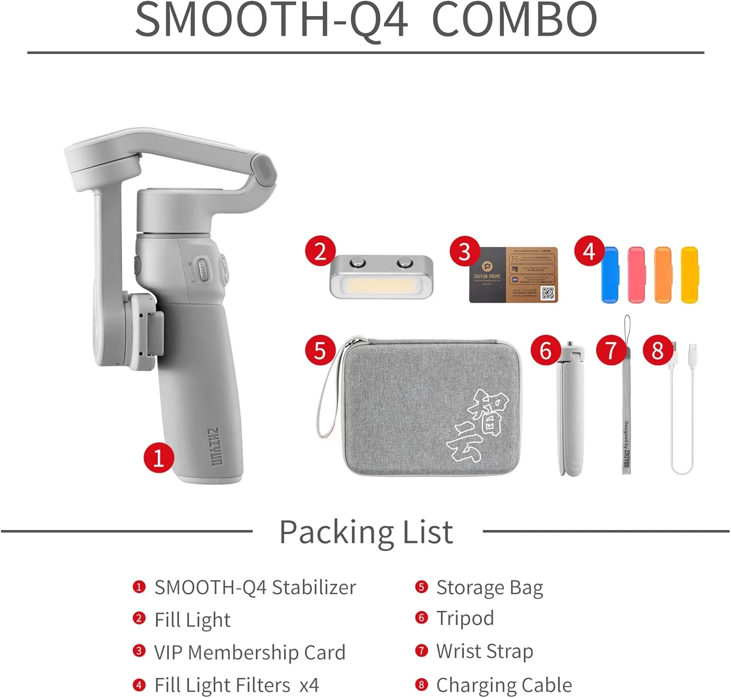 Zhiyun Smooth-Q4 Smartphone Gimbal Stabilizer - Image 2