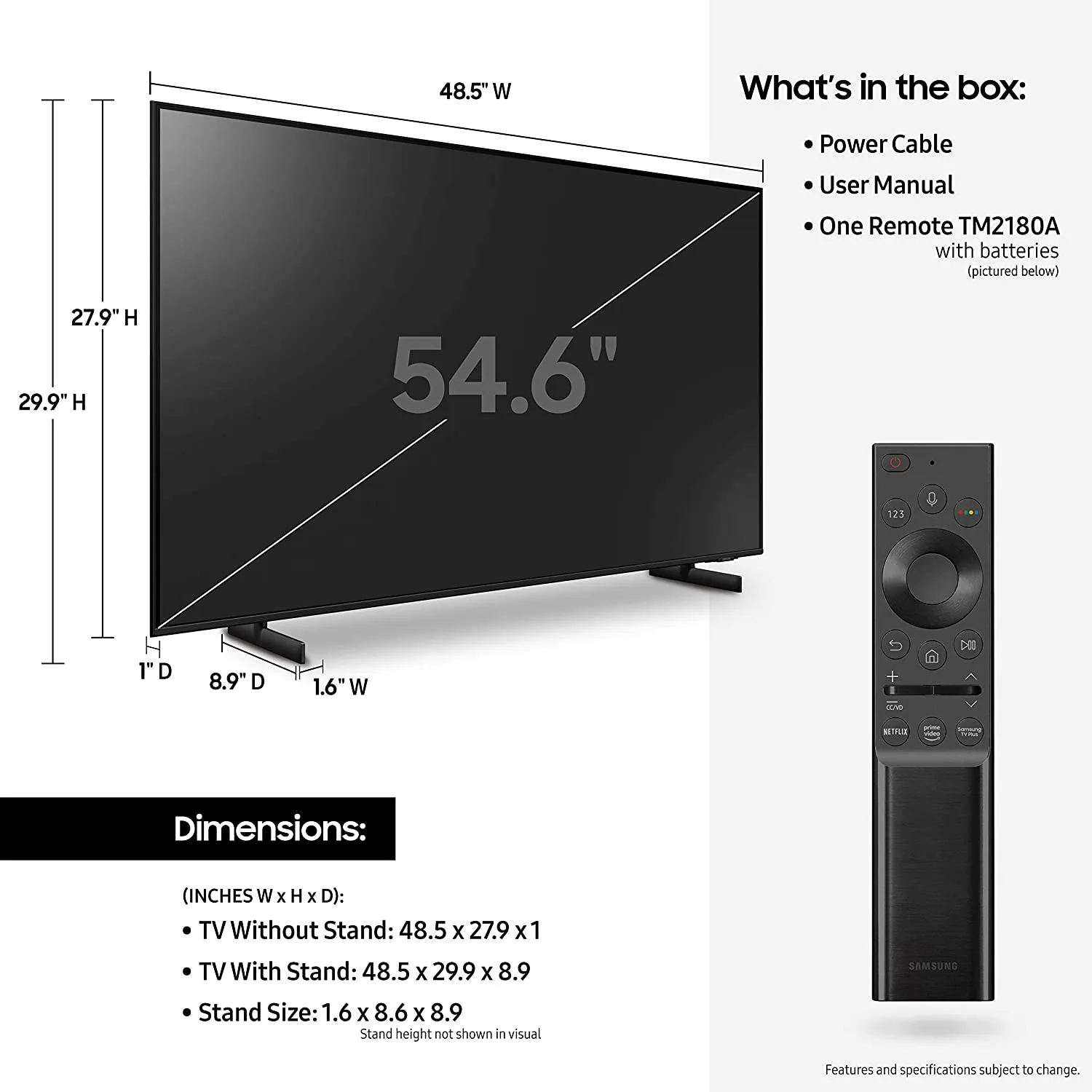 SAMSUNG 55-Inch Class Crystal 4K - Image 3