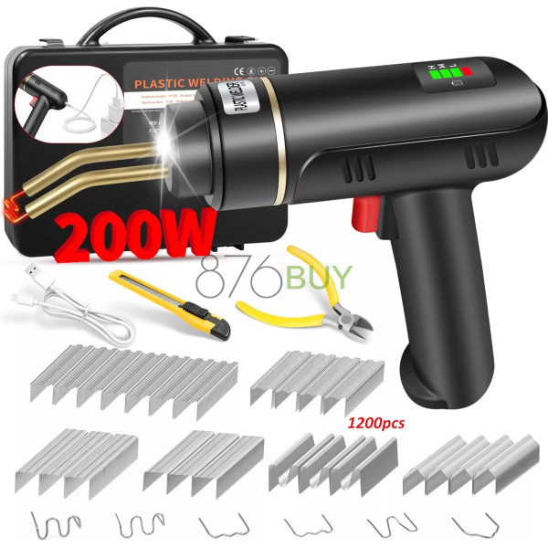 200W Cordless Rechargeable Plastic Welder Hot Stapler - Image 2