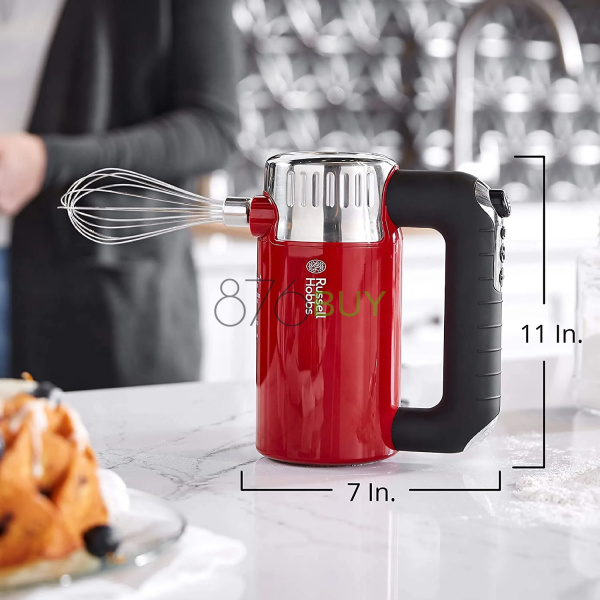 Russell Hobbs Retro Style Hand Mixer, 4 Speeds + Turbo Boost - Image 2
