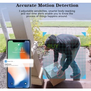 AIMECOR Outdoor Security Camera 1080P Pan/Tilt 2.4G WiFi