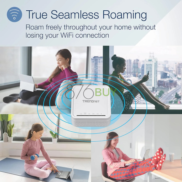 TRENDnet AC1200 WiFi EasyMesh Kit, Includes 2 x AC1200 WiFi Mesh Nodes - Image 5