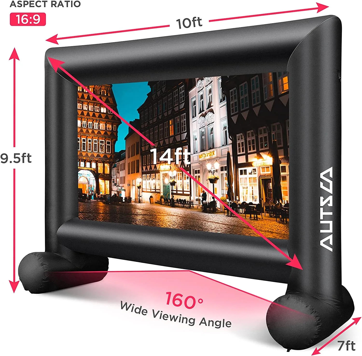 AUTSCA 14 Feet Inflatable Outdoor Movie Screen - Image 2