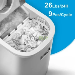 EUHOMY Ice Maker Countertop Machine