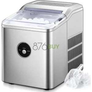 Silver Countertop Ice Maker