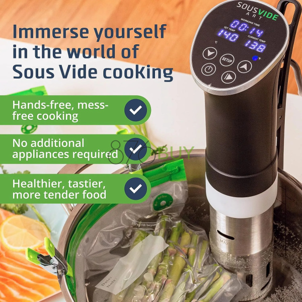 SOUSVIDE ART Cooker Kit (1000 Watts Sous Vide Cooker) - Image 5
