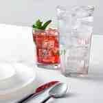 12pc Glass Tremont Tall and Short Faceted Tumbler Set