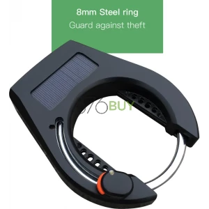 Solar Horseshoe Bike Lock with Alarm