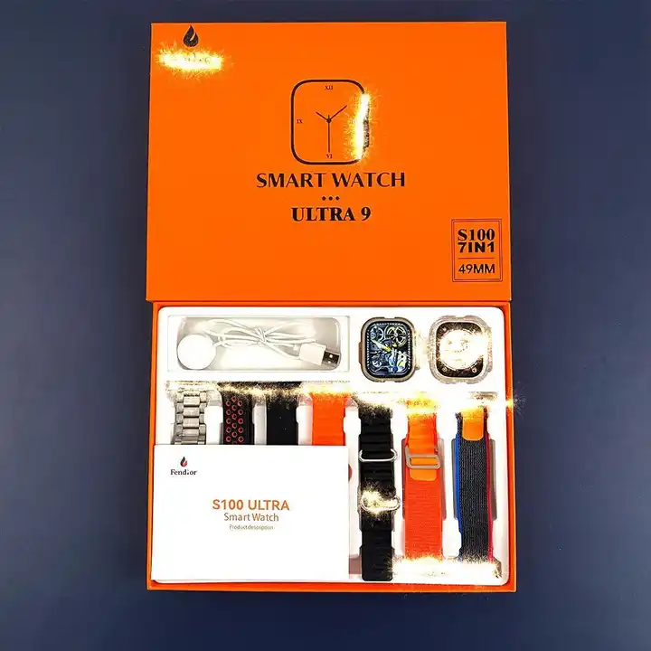 Fendior S100 Ultra 7in1 Ultra 9 Smart Watch - Image 2