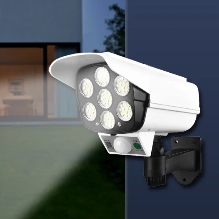 Outdoor Motion Sensor Solar Lights 2000 Lumens 77 LEDs Spotlight With Remote Controller - Image 5