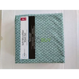 Mainstays Ultra Soft Microfiber Bed Sheet Set, Full, Mint Sage Dot, 4 Piece