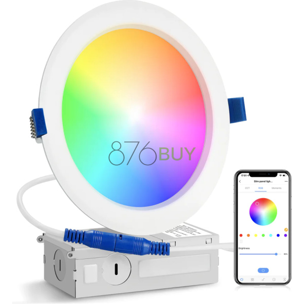Smart Downlights 6 Inch Slim Led Recessed Lighting with Junction Box 18A