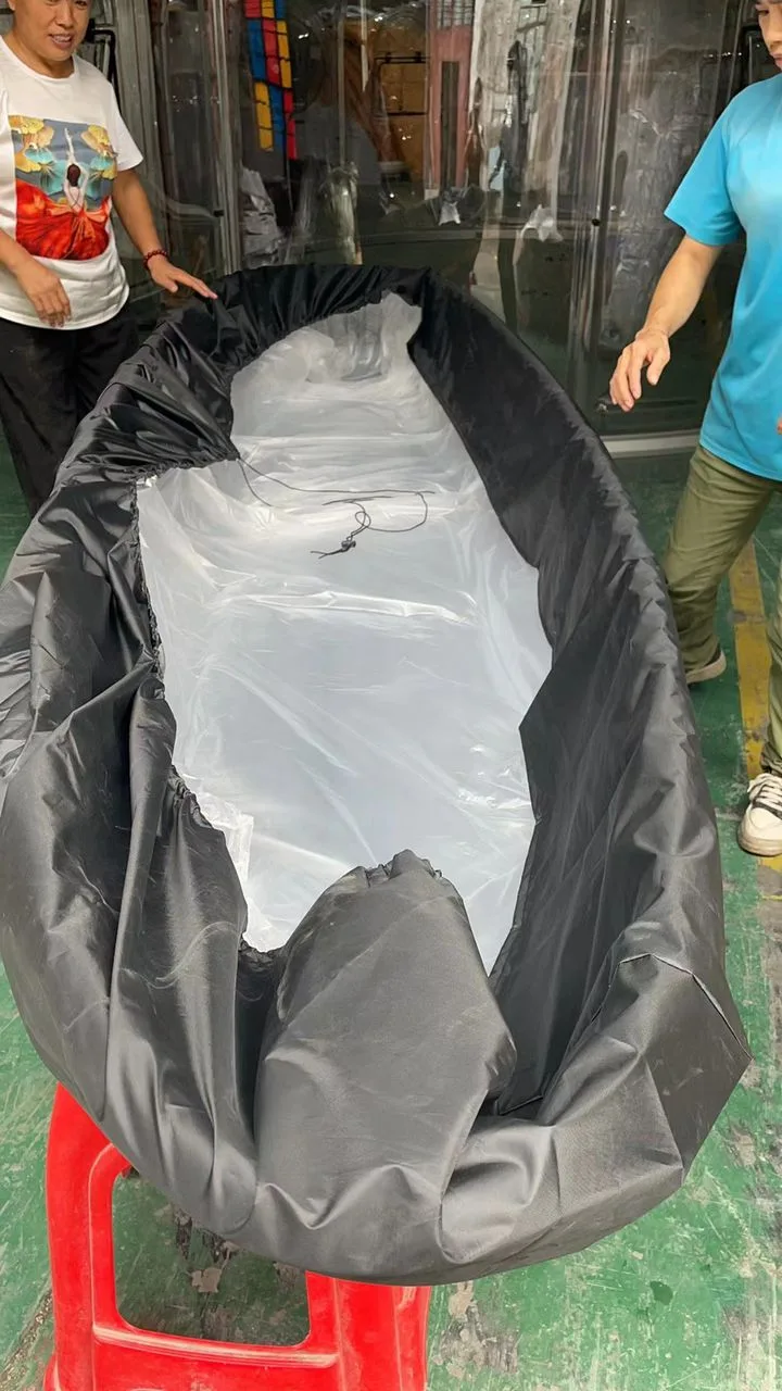 9 Ft 2 Seat Transparent Glass Kayak Canoe - Image 5