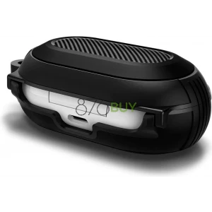 Spigen Rugged Armor Designed for Galaxy Buds Plus Case  - Matte Black