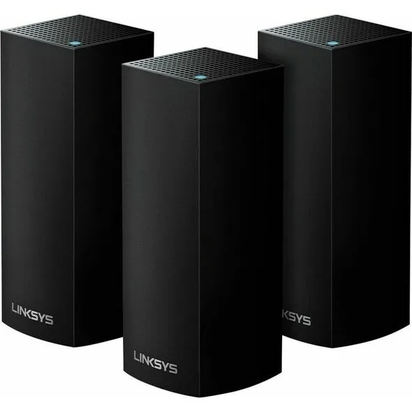 Linksys - Velop Tri-Band Mesh Wi-Fi 5 System (3 Pack)-Black