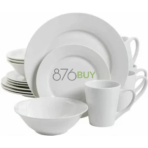Gibson GH Nobel Court DW 16pc White Dinnerwear Set