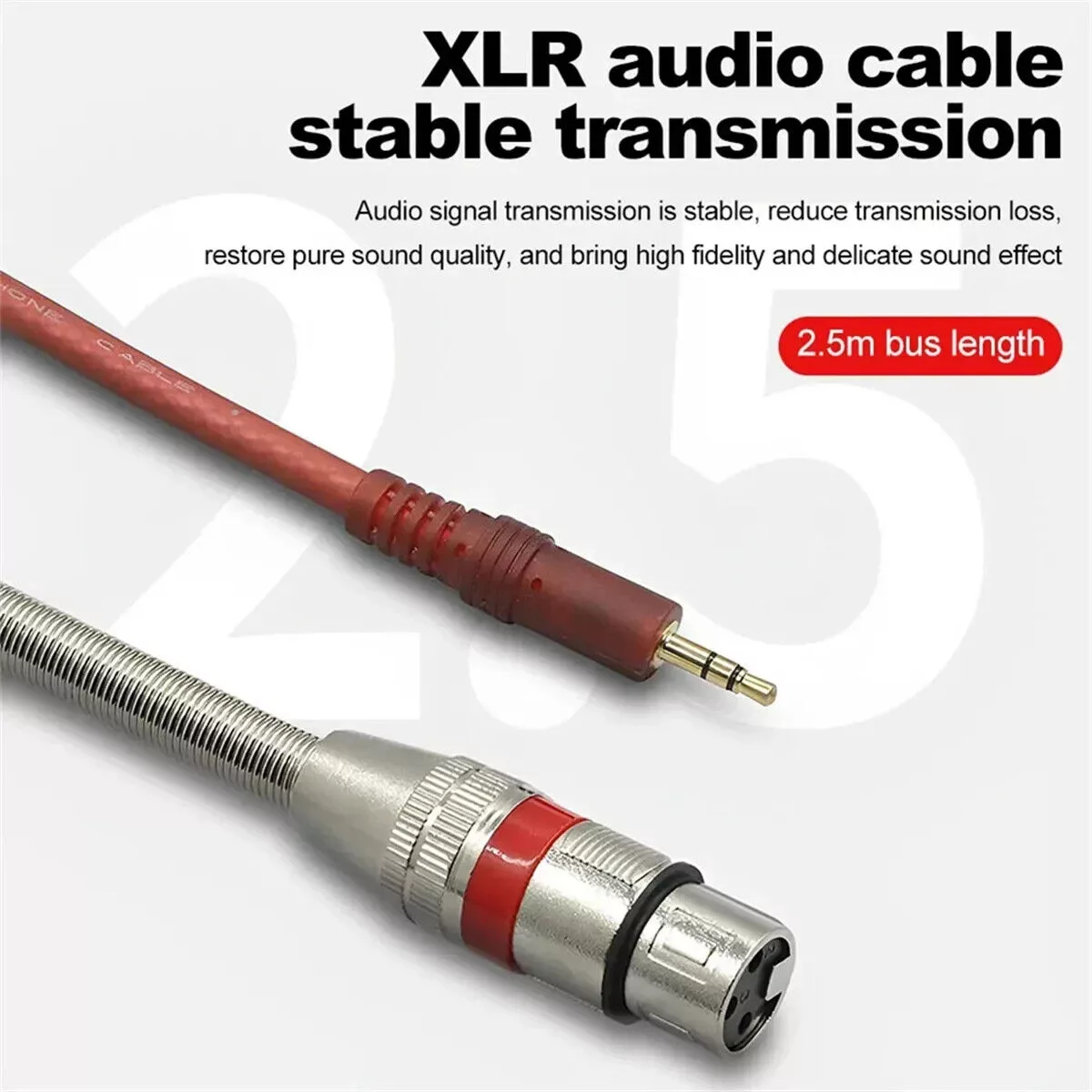 Metal Professional Condenser Microphone Studio Microphone - Image 6