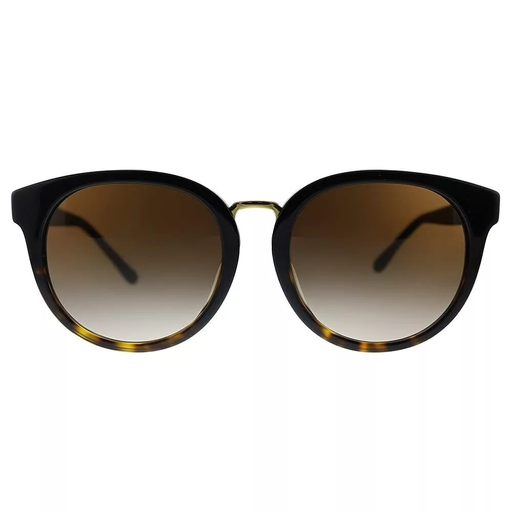 Tory Burch TY7153U Women's Sunglasses Black/Tortoise/Smoke Gradient 53
