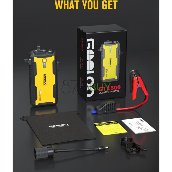 GOOLOO Car Jump Starter, 1500A - Image 8