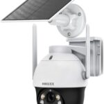 OOSSXX Solar Outdoor Security Camera, WiFi 360°