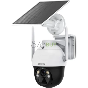 OOSSXX Solar Outdoor Security Camera, WiFi 360°