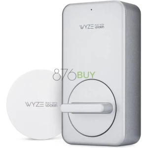 Wyze - Lock Smart Lock Wi-Fi Retrofit Deadbolt with App/Keypad/Voice Assistant Access - Silver