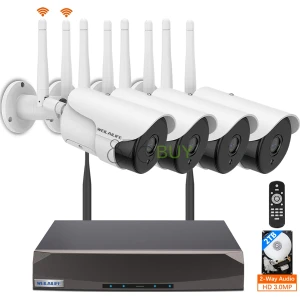 WEILAILIFE 8 Camera Outdoor Wireless Security System