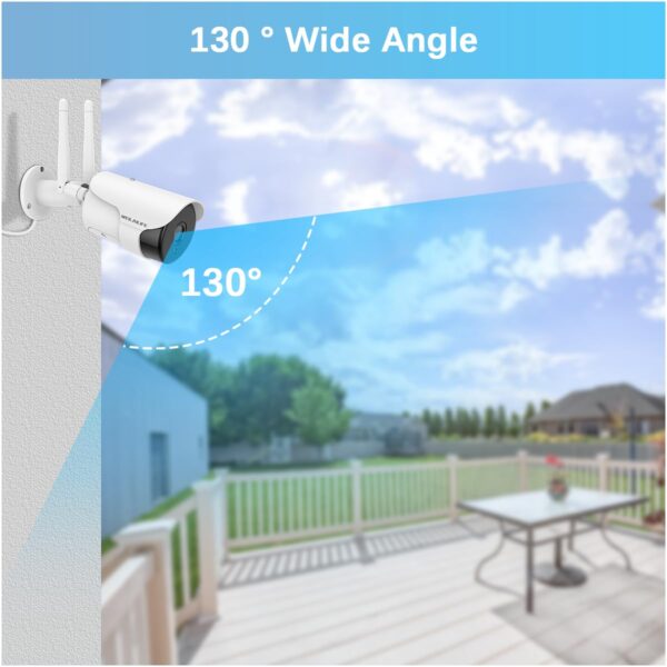 WEILAILIFE 8 Camera Outdoor Wireless Security System - Image 3