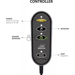 Snailax 2-in-1 Shiatsu Foot and Back Massager with Heat
