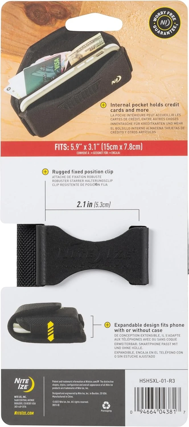 Nite Ize Clip Case Hardshell Universal Phone Holster - Image 2