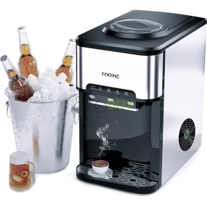 3 in 1 Portable Ice Maker with Hot/Cold Water Dispenser
