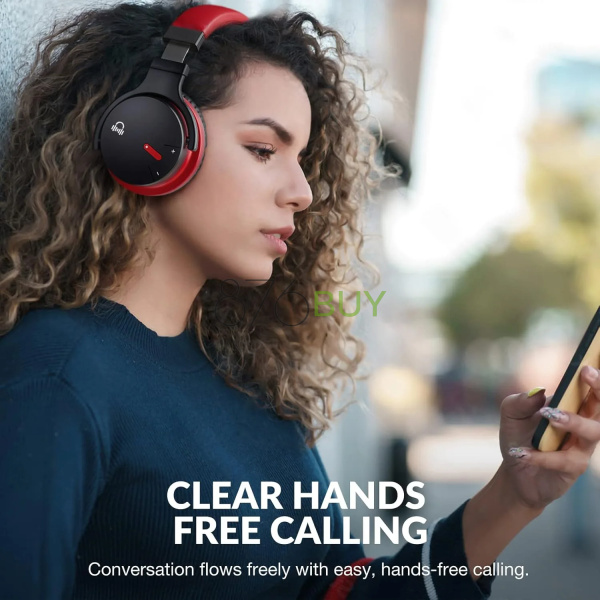 MOVSSOU E7 Active Noise Cancelling Headphones Bluetooth Headphones - Image 3