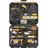 DEKOPRO 228 Piece Socket Wrench Mixed Tool Set with Plastic Toolbox Storage Case