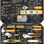 DEKOPRO 228 Piece Socket Wrench Mixed Tool Set with Plastic Toolbox Storage Case