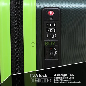 Feybaul Luggage 3 Piece Hardside Suitcase Set