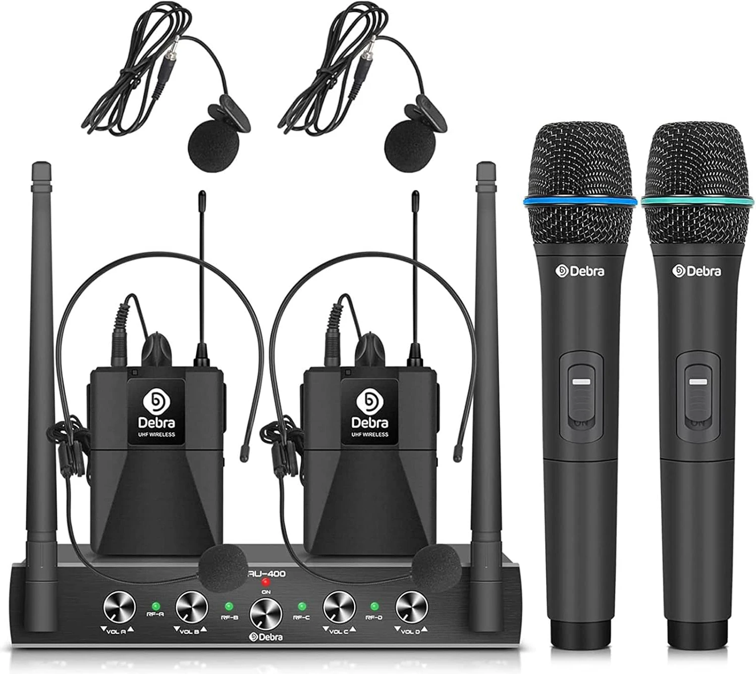 D Debra Audio Wireless Microphone System Pro