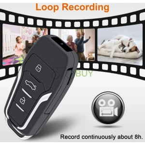 Keyfob 128GB Hidden Video Camera