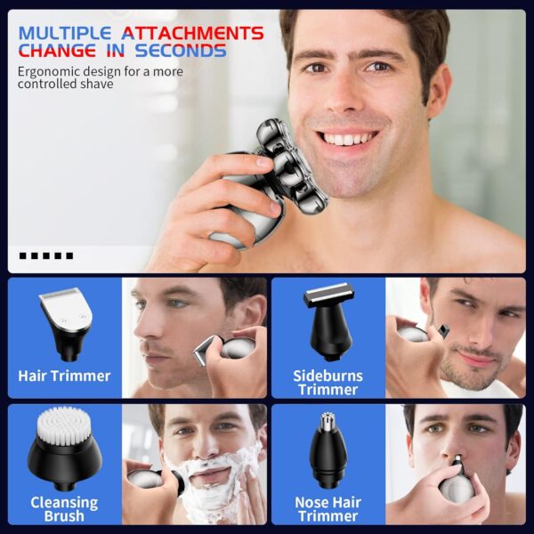Tatayo Electric 5 in 1 Bald Head Shaver - Image 3