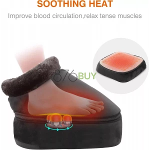 Snailax 2-in-1 Shiatsu Foot and Back Massager with Heat